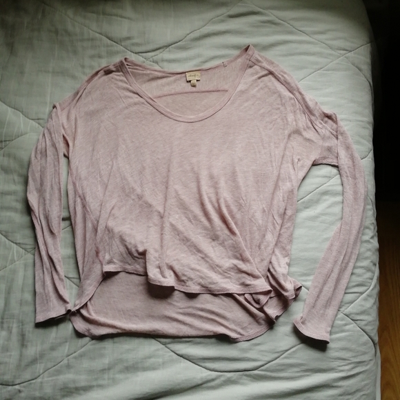 WILFRED FREE burnout long sleeve wool blend shirt burnout XXS Aritzia - Picture 5 of 7